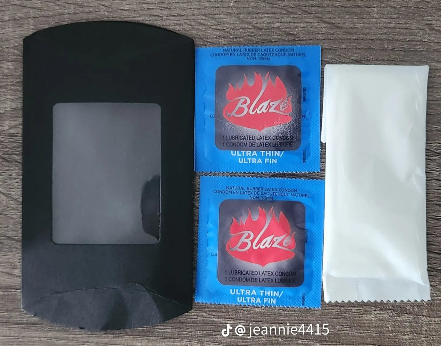 Blazefamily condoms&wipes